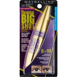 Maybelline New York Volum' Express The Colossal Big Shot Waterproof Mascara, Brownish Black
