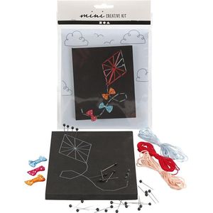 Creotime Mini Creatieve Set: String Art Vlieger