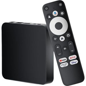 Dcolor Android TV Box 4K – Google Gecertificeerd – Chromecast – Android Box – Snelle Mediabox met Android TV