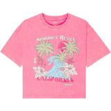 Roxy Daisy Season Loose Fit T-shirt Met Korte Mouwen Roze 10 Years Meisjes