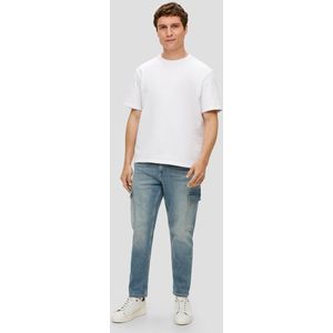 s.Oliver - Cargojeans - Blauw - Denim - 5-Pocket-Style, Cargozak, Regular Pasvorm