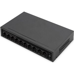 Equivera 10-poorts Ethernet Switch - PoE - Onbeheerd