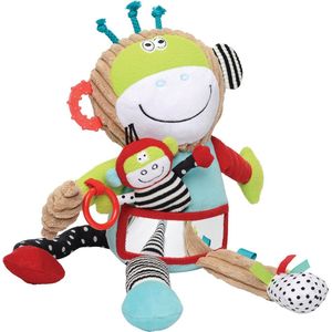 Dolce Activiteitsknuffel - One Size - Play and learn Monkey