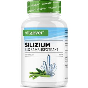 Vit4ever - Silicium - 365 Capsules - 500 mg Organisch Silicium per Dag - Veganistisch