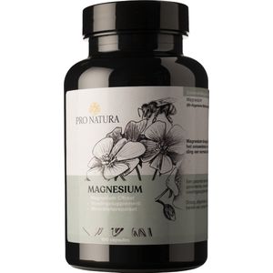 Pro Natura B.V. - Magnesium Citraat - ondersteunt spieren en zenuwstelsel - bij vermoeidheid- vegan - 100 capsules