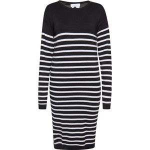 usha - Jerseyjurk - Gestreept - Midi - Lange Mouwen