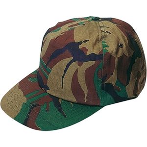 Leger cap/pet met camouflage print voor volwassenen - Soldaten verkleedkleding petjes