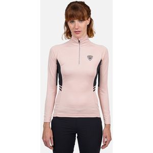 Dames Baselayer / pully Poursuite 1/2 Zip Powder Pink