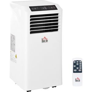 HOMCOM Mobiele airconditioning 3-in-1 airconditioner ontvochtiging 2,6 kW afstandsbediening ABS 823-002V90