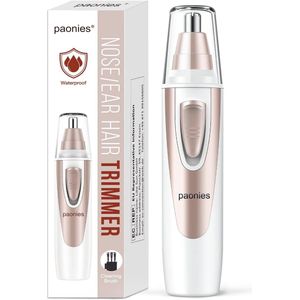 Neushaartrimmer en Oorhaartrimmer voor Mannen en Vrouwen - Professionele en Pijnvrije Gezichtshaartrimmer met Dubbelzijdige Messen en IPX7 Waterdicht