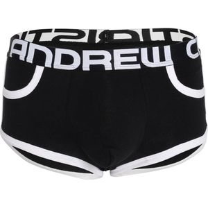 Andrew Christian ALMOST NAKED® Retro Pocket Boxer Black - MAAT L - Heren Ondergoed - Boxershort voor Man - Mannen Boxershort