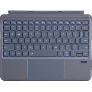 Toetsenbord geschikt voor Microsoft Surface Go / Go 2 / Go 3 - QWERTY - Bluetooth Toetsenbord Cover - Met Touchpad en Toetsenbord Verlichting - Grijs