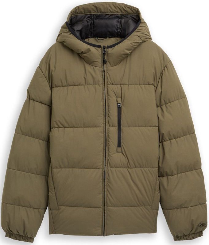 Tom Tailor Denim - Gewatteerd Jack - Regular Fit - Met Capuchon