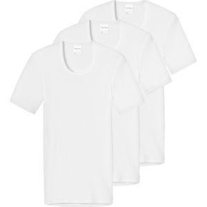 Schiesser Heren onder t-shirts 3 pack Original Classics Doppelripp