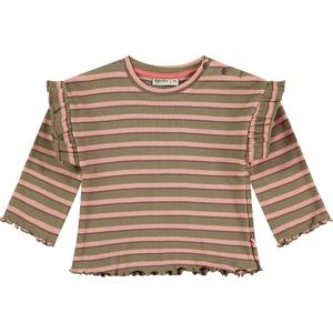 Babyface girls rib t-shirt longsleeve Meisjes T-shirt - Maat 80