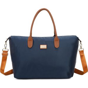 Gallantry - Dames Tas - Schoudertas - Handtas - Shopper - weekendtas - Boodschappentas - Strandtas - D. Blauw