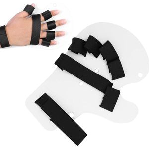Ondersteuning voor handtraining slag Handspalk 2 kleuren- spierspanning vingers - erosiepreventie - wit .
