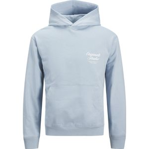 Jack & Jones - Jornorrebro Typo Back - Sweatshirt met Capuchon - Skyway