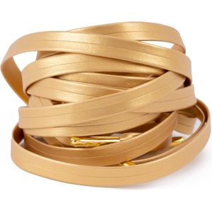 GBG Sneaker Veters Leer 140CM - Goud - Gold - Schoenveters - Laces