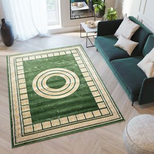 Tapiso Turmalin Vloerkleed Groen Tapijt Binnenkleed Karpetten Maat- 200x300