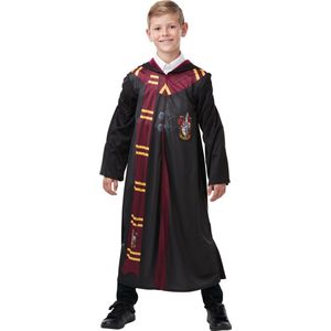 Rubies - Harry Potter Kostuum - Gryffindor Mantel Kostuum Kind - Rood, Geel, Zwart - Small / Medium - Carnavalskleding - Verkleedkleding