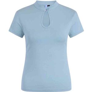 Dancing Days - Mandarin collar Top - 3XL - Blauw