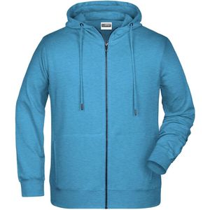 James and Nicholson Heren Basisrits Hoody (Gletsjer Melange)