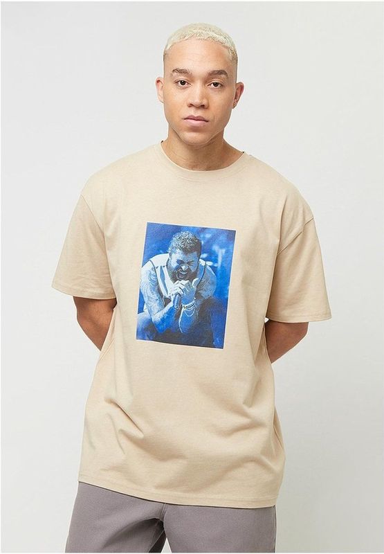 Merchcode T-Shirt Post Malone Tracklist Oversize Tee MT3568 Wetsand-XS