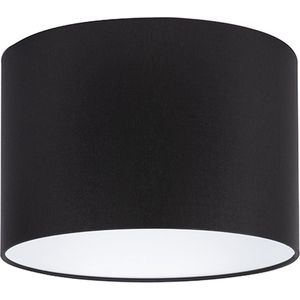 Uniqq Lampenkap stoffen zwart Ø 40 cm – 30 cm hoog