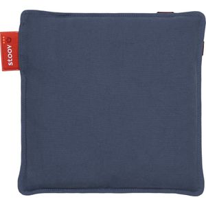 Stoov Warmtekussen voor op de stoel - One - Duurzaam & Draadloos - Stoelkussen met Infraroodwarmte - Canvas Midnight Blue - Standaard Batterij