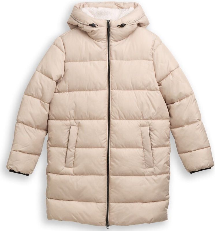 TOM TAILOR DENIM - Wintermantel - Nude - Gewatteerde Jas - Normale Pasvorm