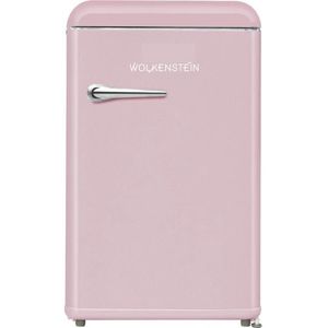 Wolkenstein WKS125RT SP Retro koelkast Roze tafelmodel
