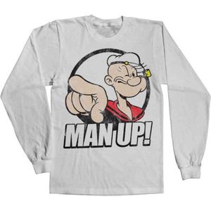 Popeye Longsleeve shirt -S- Man Up! Wit