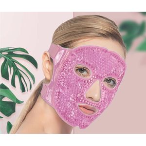 Hot Cold Masker - Warm / Koud Kompres Gezichtsmasker - Koelmasker - Ontspannend - Roze