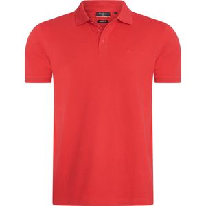 Pierre Cardin - Heren Polo SS Classic Polo - Rood - Maat M