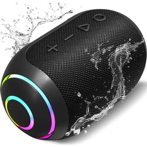 GTB® Douche Speaker - Badkamer Speaker - Douche Speaker Bluetooth - Zwart - 10cm x 11cm x 17cm