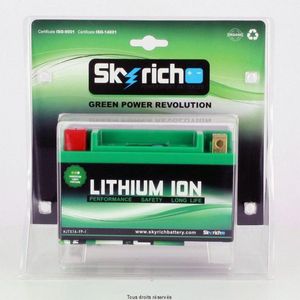 Batterie Lithium Skyrich pour Moto Honda 125 Xlr Rw 1998 à 2002 YTX7A-BS / HJTX7A-FP-S / 12V 2.4Ah Neuf