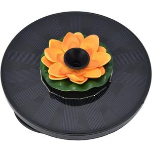 Lotus Solar Fountain Waterpomp voor Outdoor Landschap en Tuin - Drijvende Waterfontein met Prachtige Mini Fontein op Zonne-energie (lotusbloem 1) .