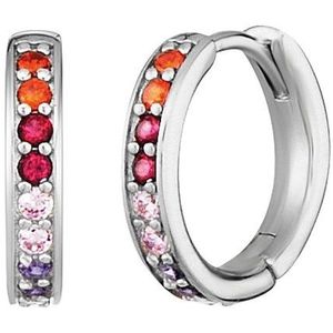 Engelsrufer - Oorringen - 925 Zilver - Zirkonia - 21 mm