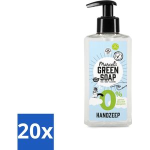 20 x Marcel's Green Soap - Handzeep 0% - Zachte verzorging - 250 ml - Handzeep 0% - Gevoelige Huid - Milde Reiniging - Plantaardige Glycerine - Allergiegevoelig
