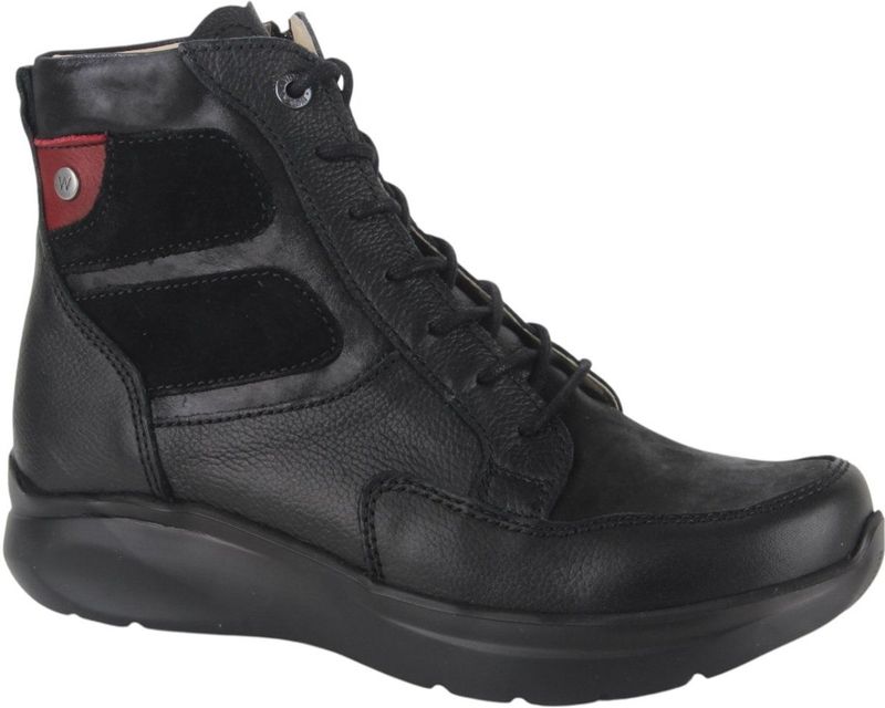Wolky - 06402 - Veterschoenen - Zwart-combi