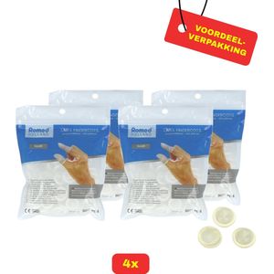 4x Romed Vingercondooms Latex S - 4x 100 stuks - Voordeelverpakking!