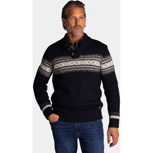 NZA - Blauwe - Wollen Half Zip Trui