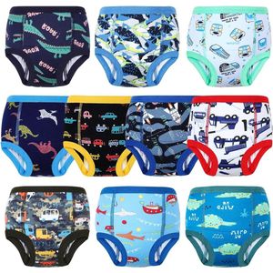 Allecto plus - Trainingsbroek Katoen 10 Stuks - Zindelijkheidstraining Onderbroeken Jongens Meisjes Blauw 4 Jaar