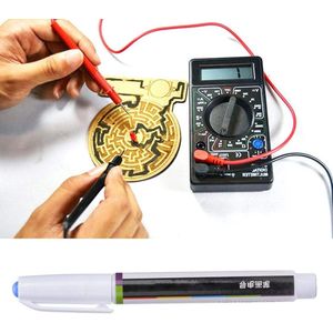Elektronische geleidende verfpen met hoge liquiditeit voor reparatie van printplaten Circuit Graffiti E-kaarten (goud)