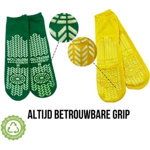 Human Protection Anti-Slip Sokken - Antislip Sokken - Maat 39-42 - Groen