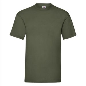 Fruit of the Loom - 5 stuks Valueweight T-shirts Ronde Hals - Olijf groen - XXL