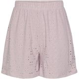 Pcmimi - Shorts - Broderie Anglaise - High-waist - Elastische Tailleband - Gerecycled Polyester