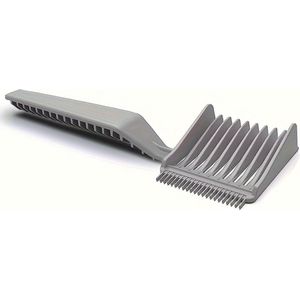 Opscheerkam - Fade Kam - Opscheren - Knipkam - Vervagen Trimmen - Tondeusekam - Overloopkam - Overflow - Haar Baard Trimmer - Thuis Kapper - Barber - Styling - Haar - Professional - Accessoire - Grijs
