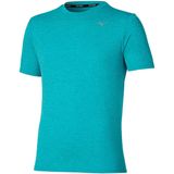 Mizuno Core Impulse Short Sleeve Tee Capri Breeze Heren Maat S